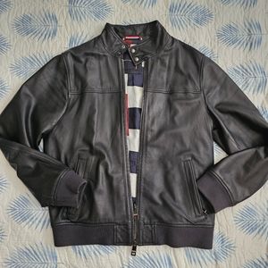 🏡 Moving sale  Price Firm EUC Tommy Hilfiger leather jacket